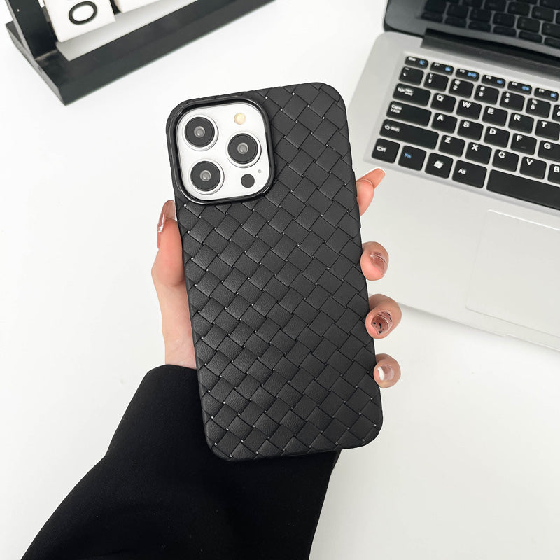 Braided Textured Silicone iPhone Case – Breathable Cooling Cover