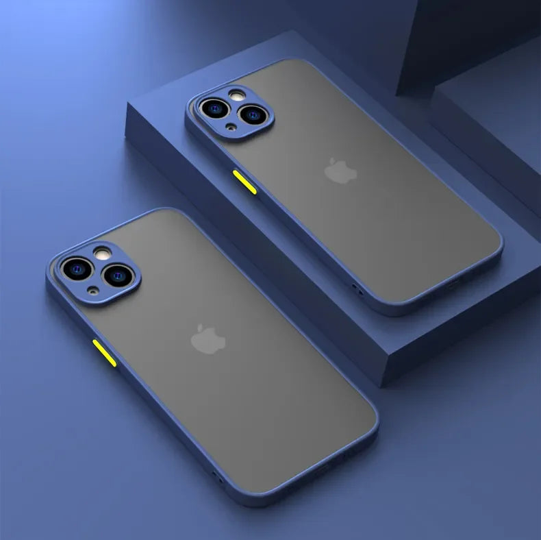 Matte Soft Silicone Shockproof iPhone Case