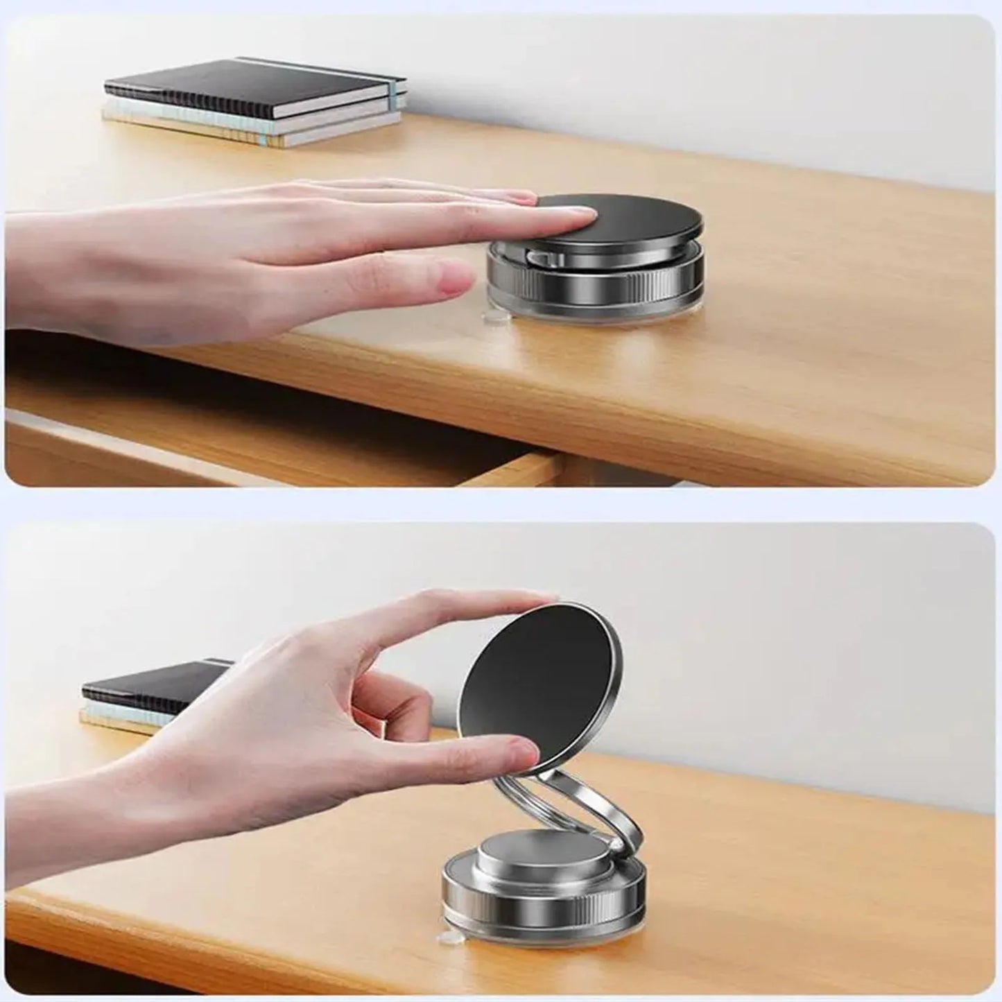 Adjustable Suction Cup Phone Mount – Space-Saving Car Stand for iPhones