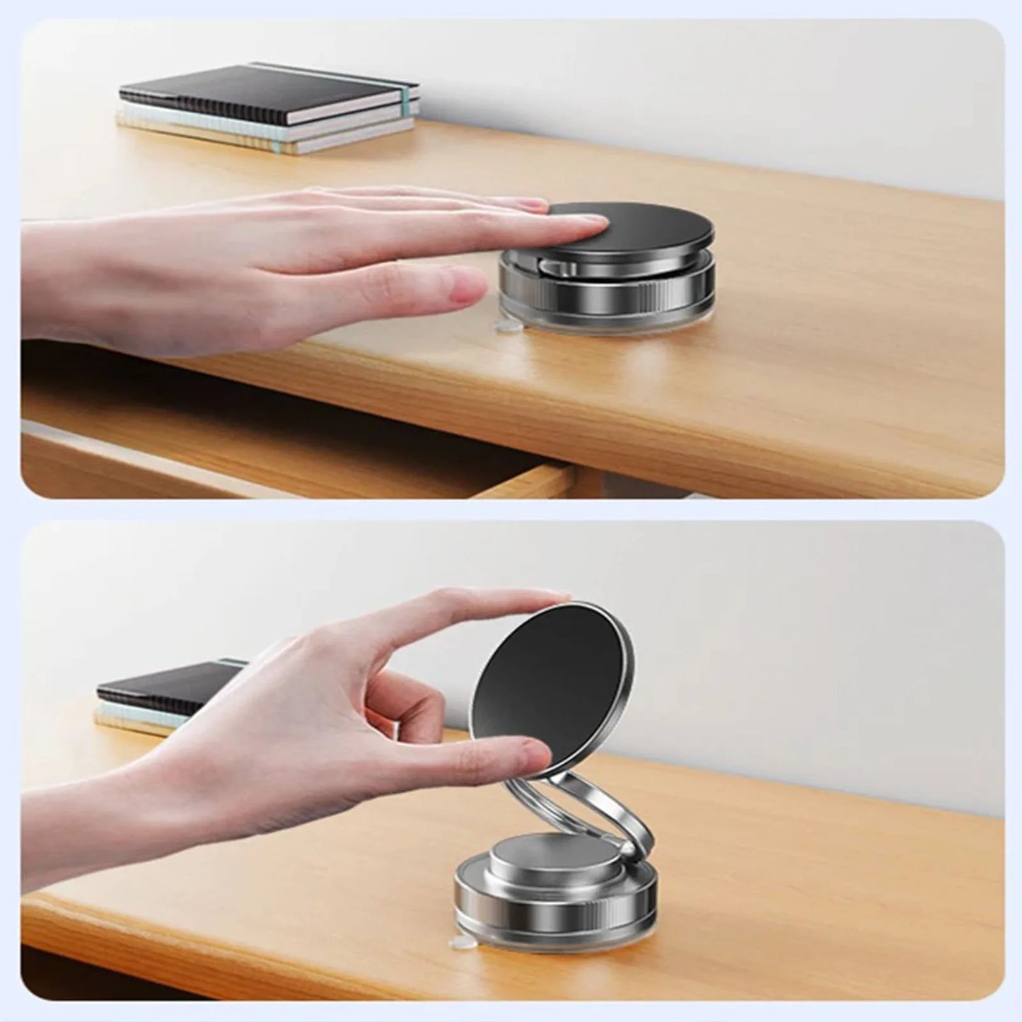 Adjustable Suction Cup Phone Mount – Space-Saving Car Stand for iPhones