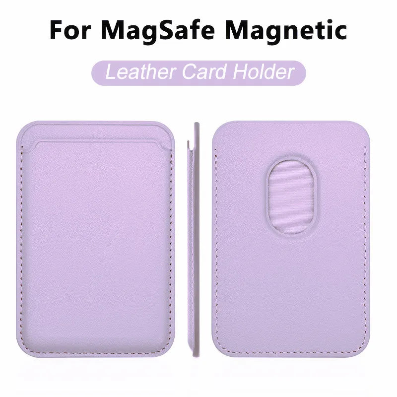 Luxury MagSafe Leather iPhone Wallet Case – Card Holder & Phone Bag
