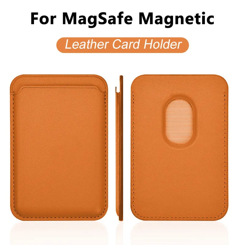 Luxury MagSafe Leather iPhone Wallet Case – Card Holder & Phone Bag