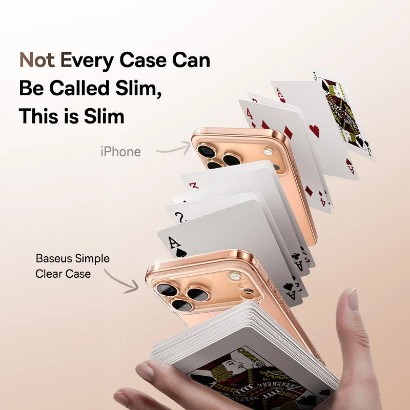 Baseus Clear TPU iPhone Case – Anti-Drop Ultra-Thin Cover
