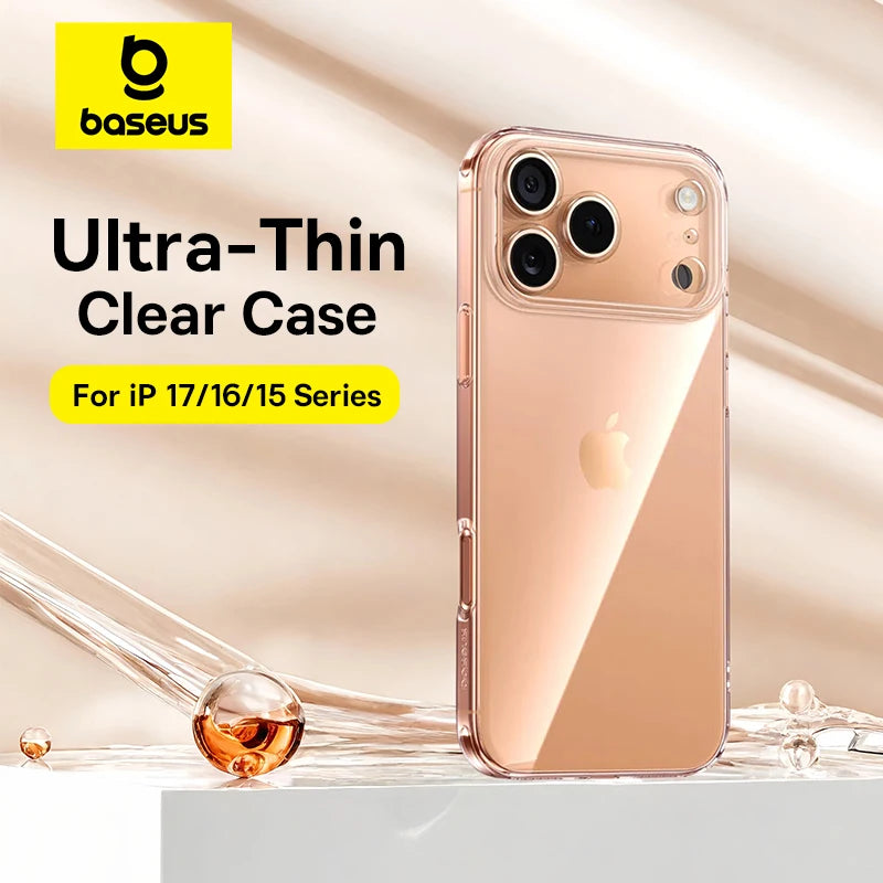 Baseus Clear TPU iPhone Case – Anti-Drop Ultra-Thin Cover