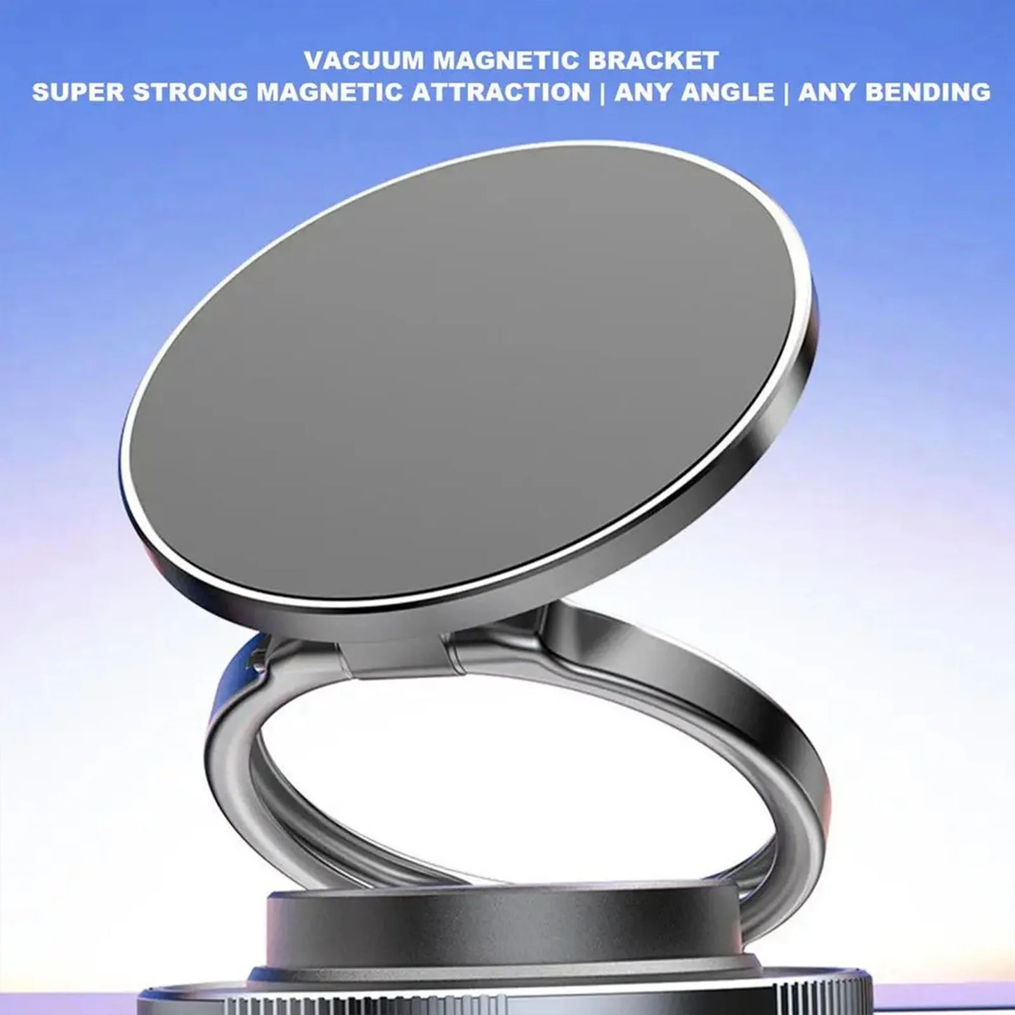 Adjustable Suction Cup Phone Mount – Space-Saving Car Stand for iPhones