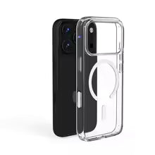 Luxury Transparent Tempered Glass Case – Shockproof Clear Cover for iPhone 12–17 Series
