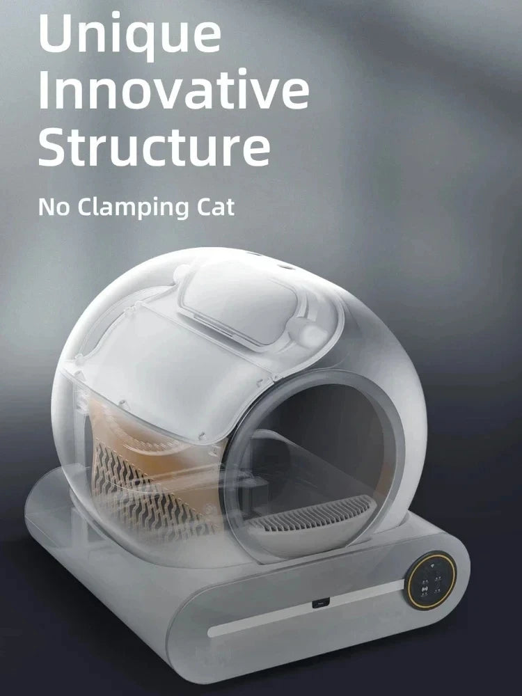Automatic Cat Litter Box – Self-Cleaning, Large 65L