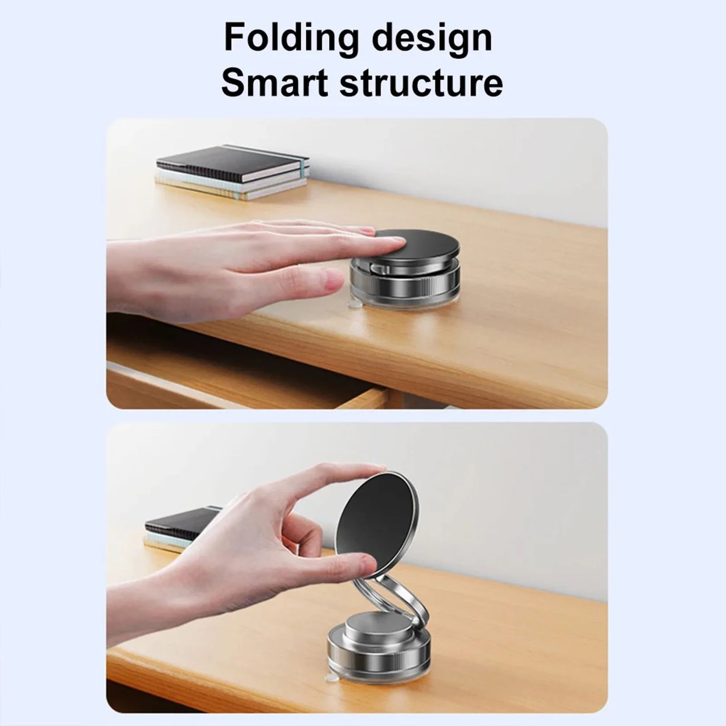 Adjustable Suction Cup Phone Mount – Space-Saving Car Stand for iPhones