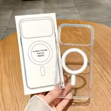 Luxury Transparent Tempered Glass Case – Shockproof Clear Cover for iPhone 12–17 Series