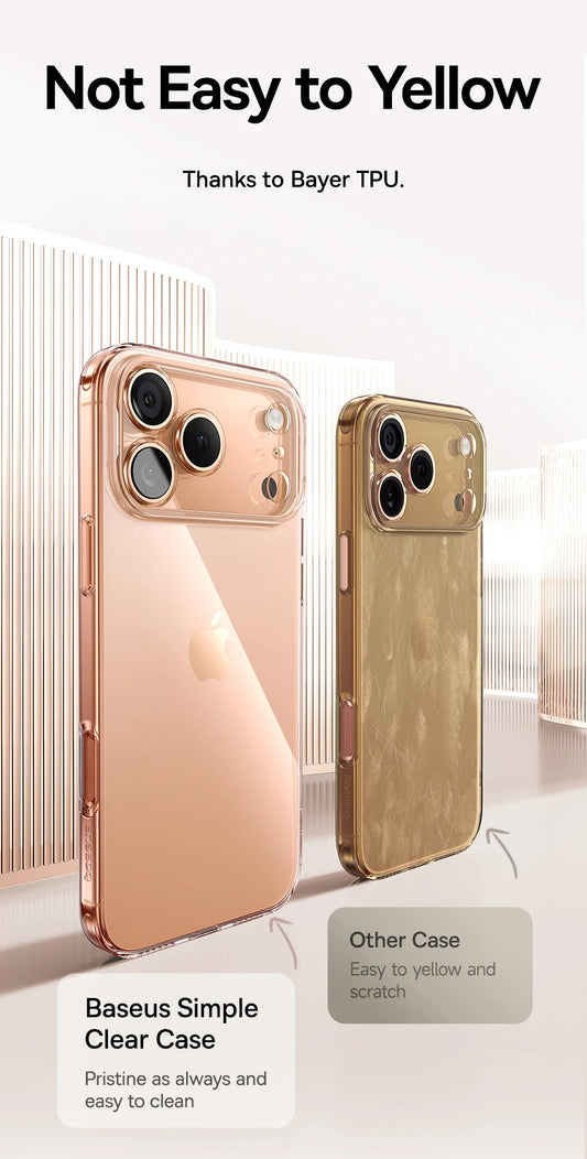 Baseus Clear TPU iPhone Case – Anti-Drop Ultra-Thin Cover