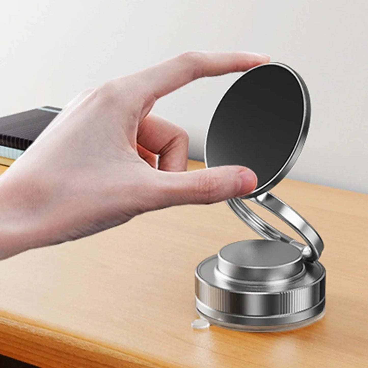 Adjustable Suction Cup Phone Mount – Space-Saving Car Stand for iPhones