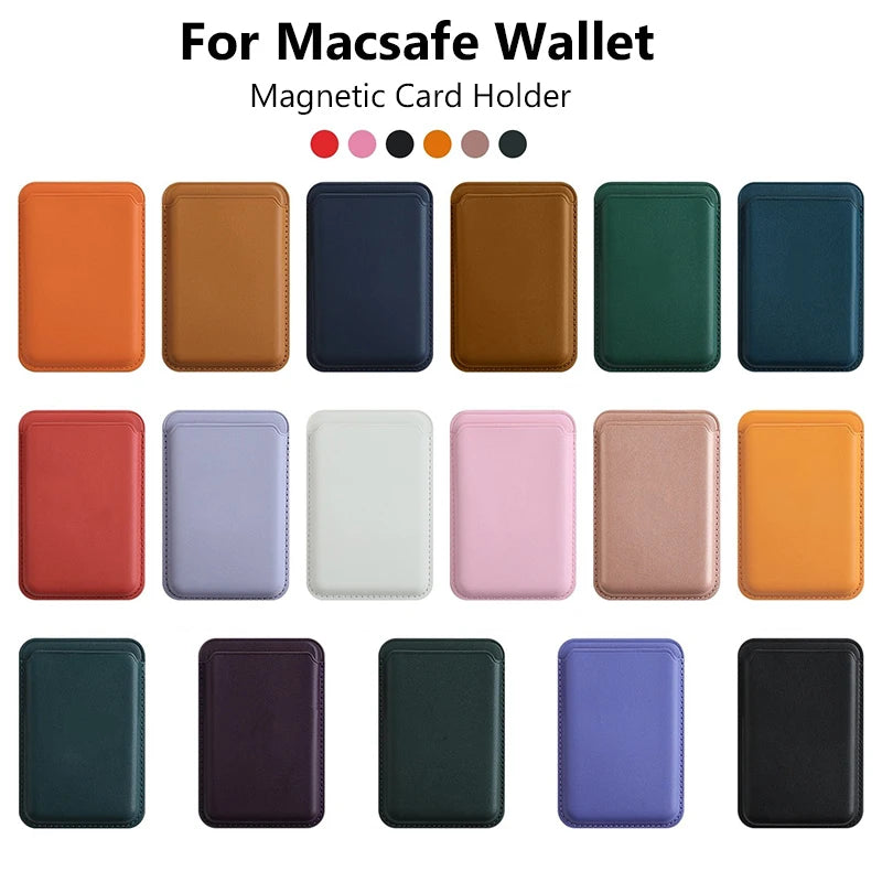Luxury MagSafe Leather iPhone Wallet Case – Card Holder & Phone Bag