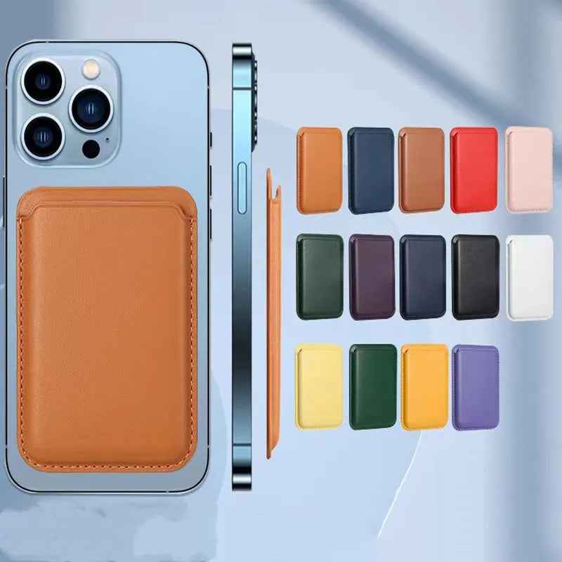 Luxury MagSafe Leather iPhone Wallet Case – Card Holder & Phone Bag