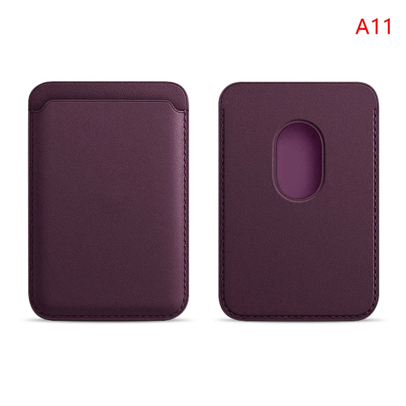 Luxury MagSafe Leather iPhone Wallet Case – Card Holder & Phone Bag