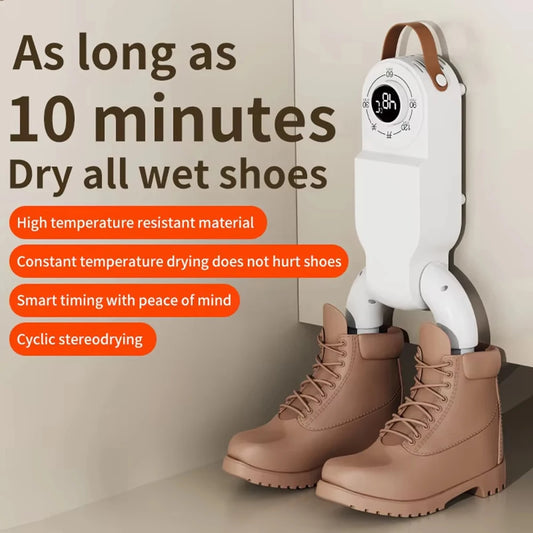 Intelligent Shoe Dryer with Timer – Quick Dry, Deodorizing & Sterilizing