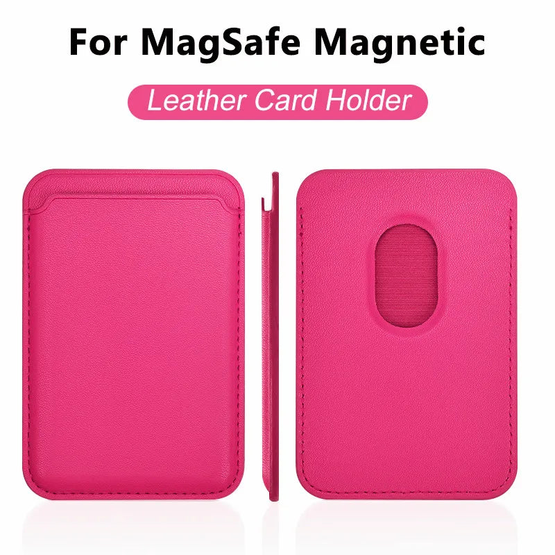 Luxury MagSafe Leather iPhone Wallet Case – Card Holder & Phone Bag