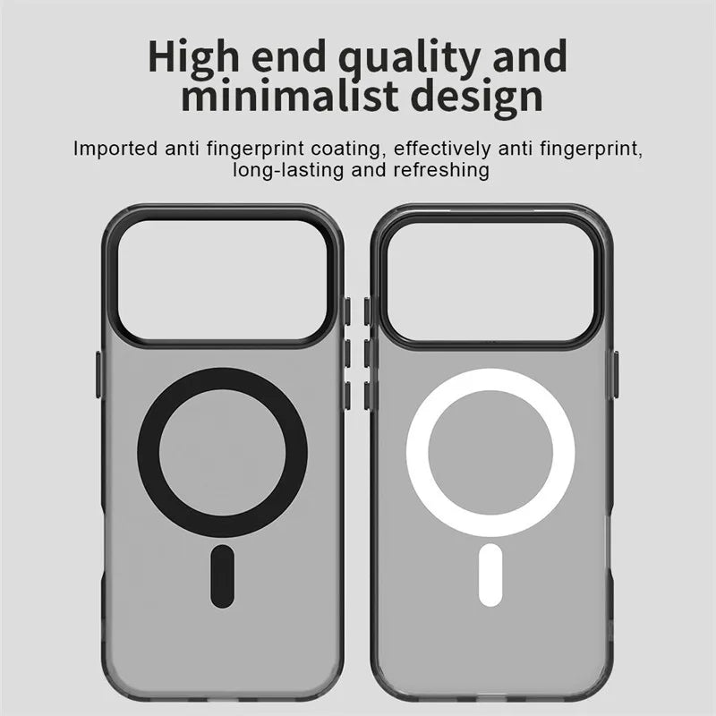 MagSafe Magnetic iPhone Case – Matte PC Cover for iPhone 17 Series