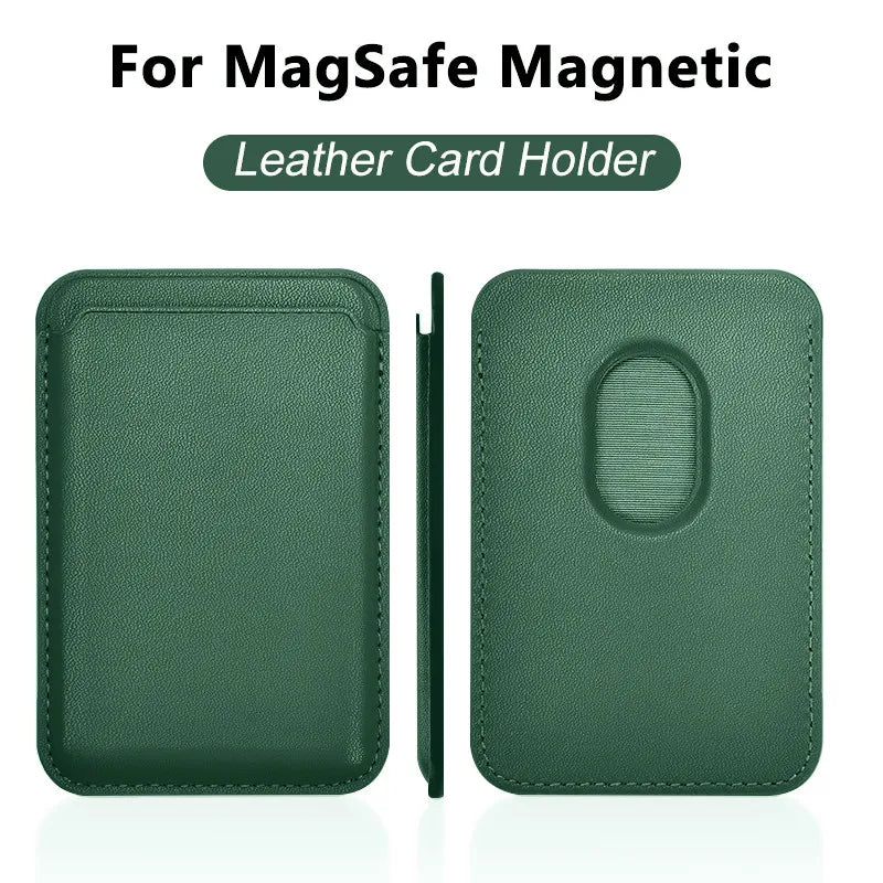 Luxury MagSafe Leather iPhone Wallet Case – Card Holder & Phone Bag