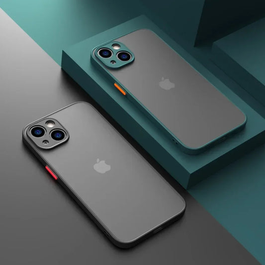 Matte Soft Silicone Shockproof iPhone Case