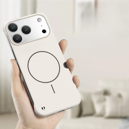 MagSafe Bezel-Less Ultra Thin Case – Frameless Magnetic Cover for iPhone 17 Pro / Pro Max / 17 Air