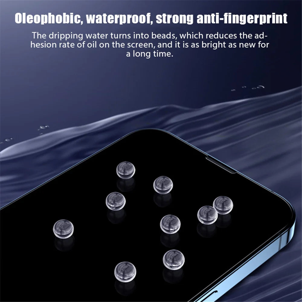 Anti-Spy Tempered Glass Screen Protector – Privacy Film for iPhone 11–17 Series (1/3 Pack)