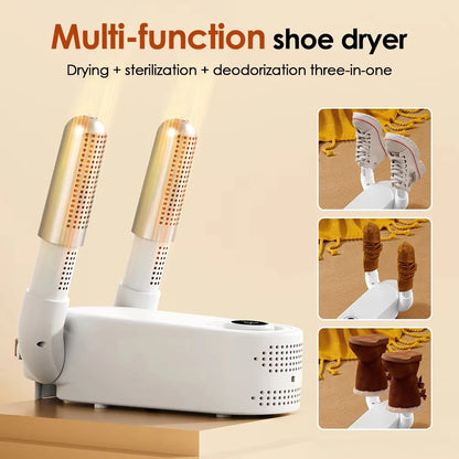 Intelligent Shoe Dryer with Timer – Quick Dry, Deodorizing & Sterilizing