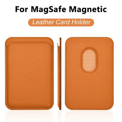 Luxury MagSafe Leather iPhone Wallet Case – Card Holder & Phone Bag