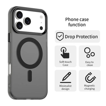 MagSafe Magnetic iPhone Case – Matte PC Cover for iPhone 17 Series