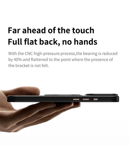 Luxury 360° Rotating Magnetic Stand Case – MagSafe Compatible for iPhone 11–17 Series