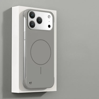 MagSafe Bezel-Less Ultra Thin Case – Frameless Magnetic Cover for iPhone 17 Pro / Pro Max / 17 Air