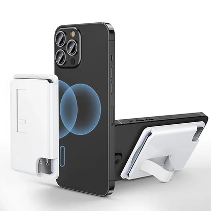 Magnetic Wallet Phone Case with Card Holder & Grip