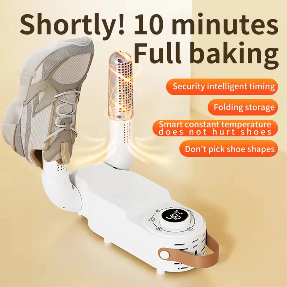 Intelligent Shoe Dryer with Timer – Quick Dry, Deodorizing & Sterilizing