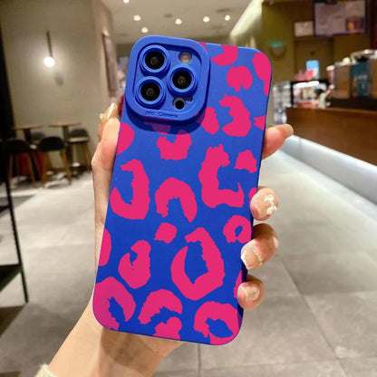 Leopard Print iPhone Case with Camera Protection