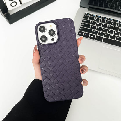 Braided Textured Silicone iPhone Case – Breathable Cooling Cover