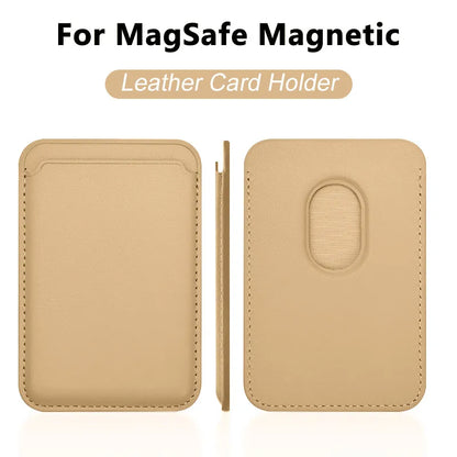 Luxury MagSafe Leather iPhone Wallet Case – Card Holder & Phone Bag