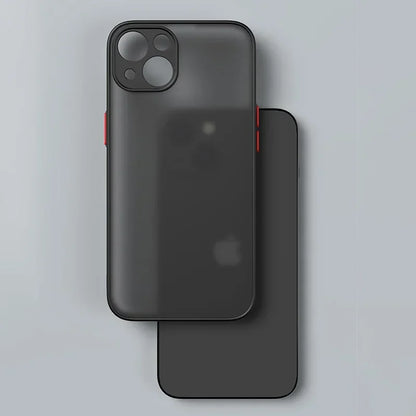 Matte Soft Silicone Shockproof iPhone Case