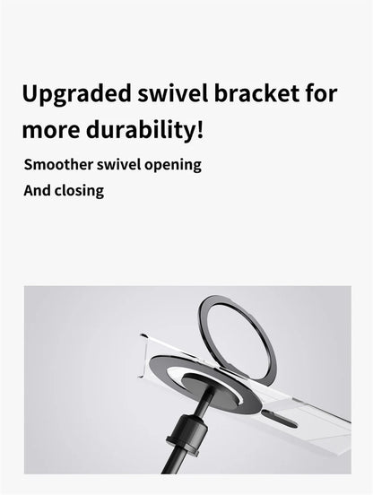 Luxury 360° Rotating Magnetic Stand Case – MagSafe Compatible for iPhone 11–17 Series
