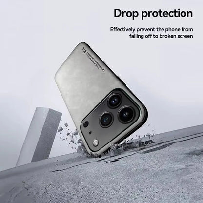 Luxury Leather Shockproof Phone Case – Compatible with iPhone 11–17 Series