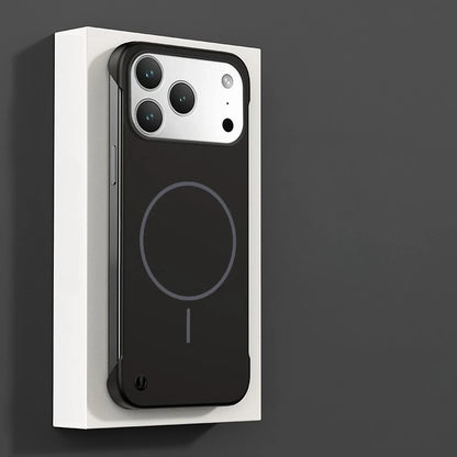 MagSafe Bezel-Less Ultra Thin Case – Frameless Magnetic Cover for iPhone 17 Pro / Pro Max / 17 Air