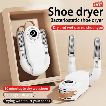 Intelligent Shoe Dryer with Timer – Quick Dry, Deodorizing & Sterilizing